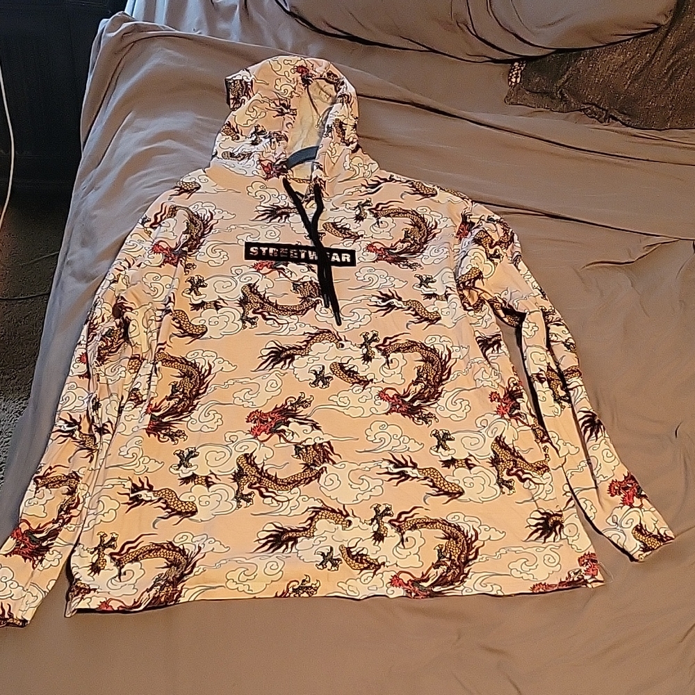 Pink dragon hoodie